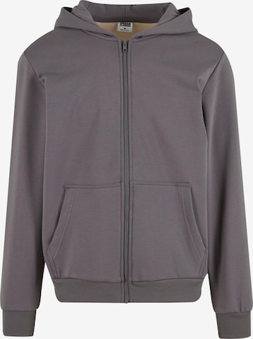 Veste de survêtement Urban Classics en gris : devant