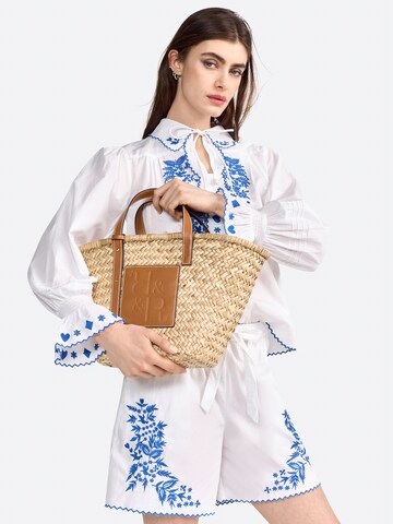 Rich & Royal Torba shopper w kolorze beżowy: przód