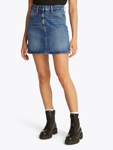 Jupe Tommy Jeans en bleu : devant