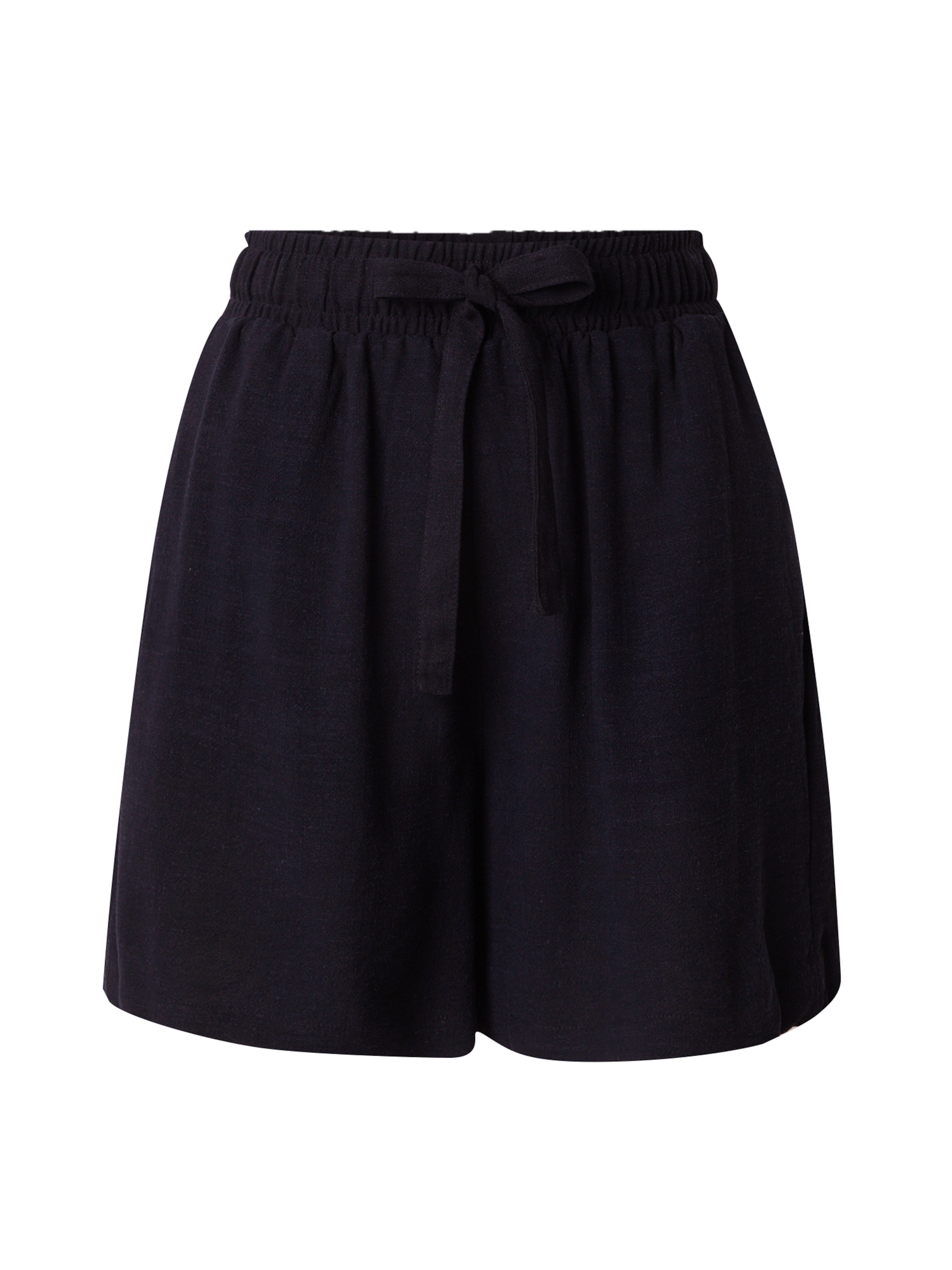 juoda OBJECT Laisvas Kelnės 'SANNE': priekis