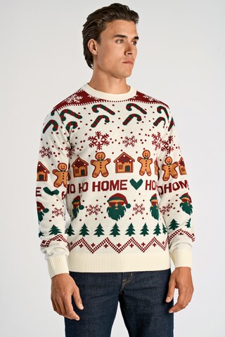 Lindbergh Sweater in White: front