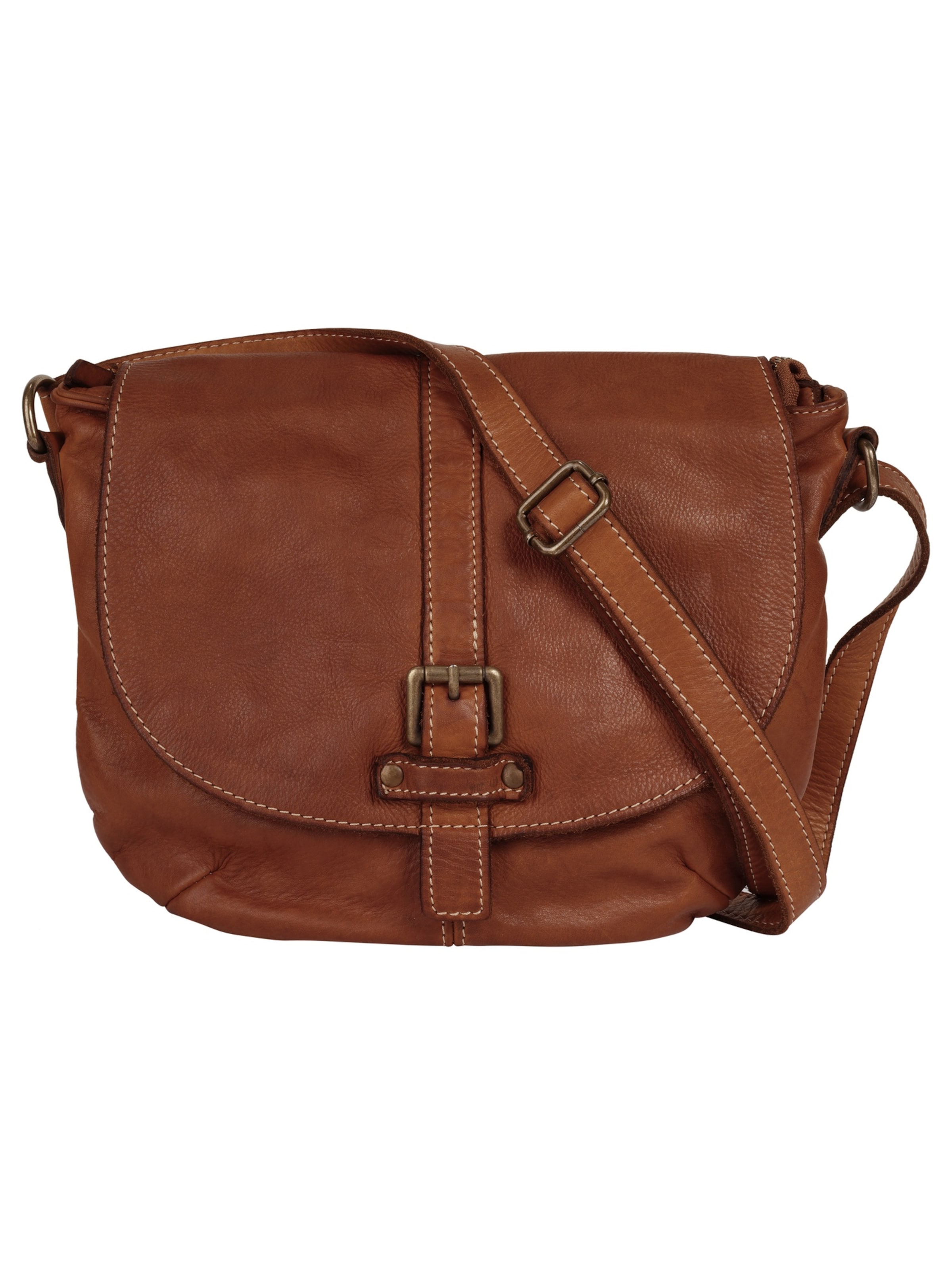 Cluty Crossbody Bag in Brown: front