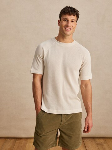 Pull-over 'Lennox' DAN FOX APPAREL en blanc : devant