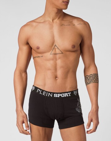 Plein Sport Boxershorts 'Tiger' in Schwarz: Vorderseite