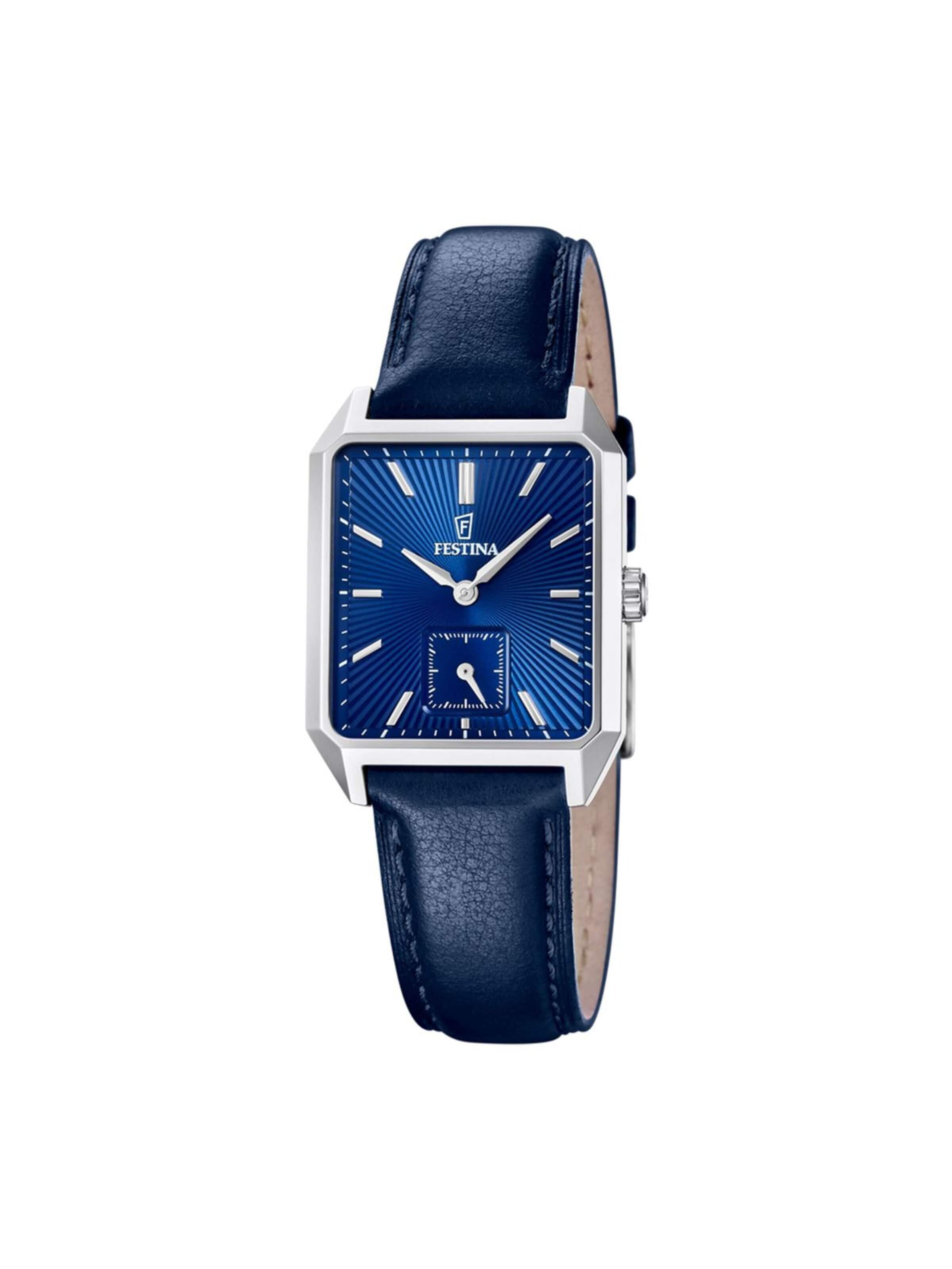Montre à affichage analogique 'Watch On The Square' FESTINA en bleu : devant