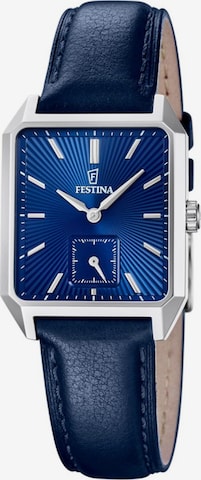 FESTINA Analoog horloge 'Watch On The Square' in Blauw: voorkant