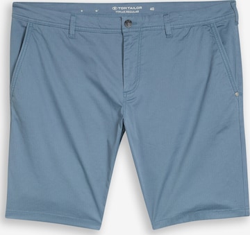 TOM TAILOR Men + Slimfit Shorts in Blau: Vorderseite