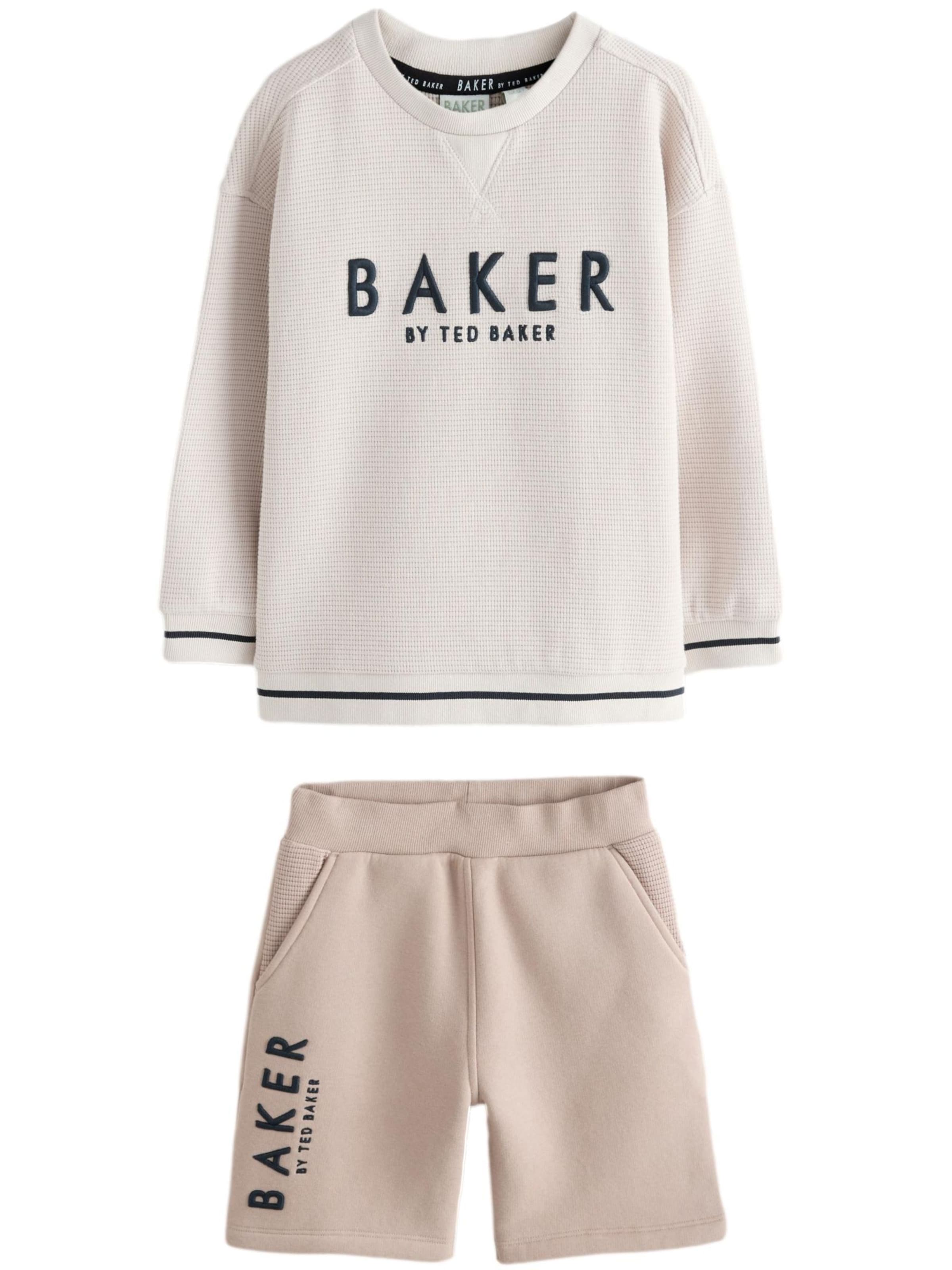 Tuta da jogging di Baker by Ted Baker in beige: frontale