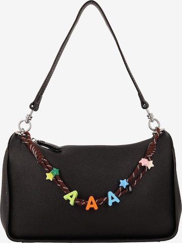 MYMO - Mala de ombro em preto: frente