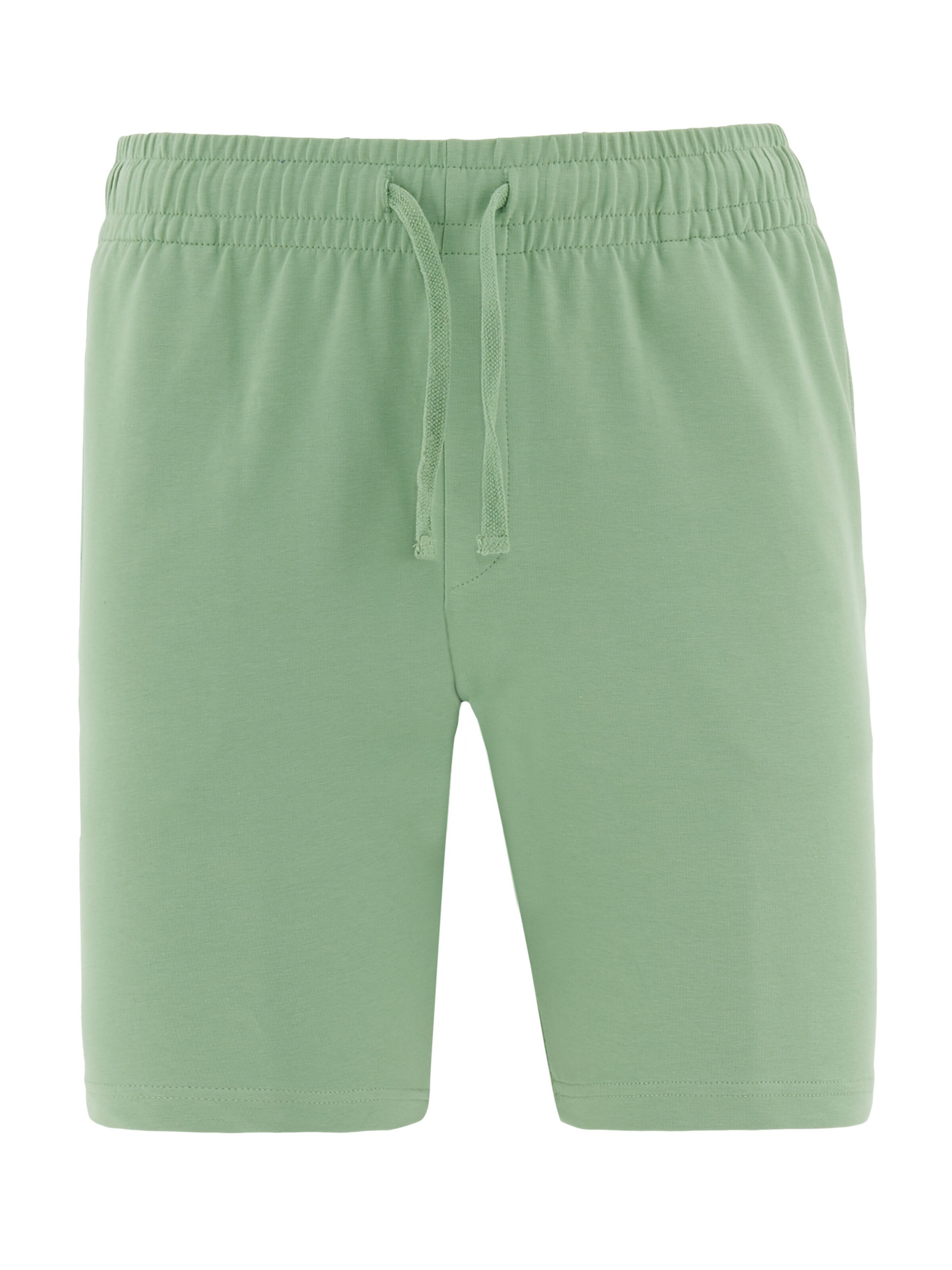 Organication Regular Shorts in Grün: Vorderseite