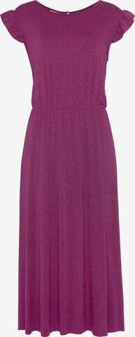 Robe BEACH TIME en violet : devant