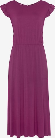 BEACH TIME Dress in Purple: front