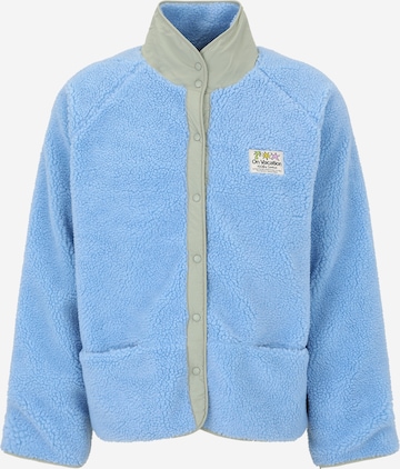 Veste en polaire On Vacation en bleu : devant