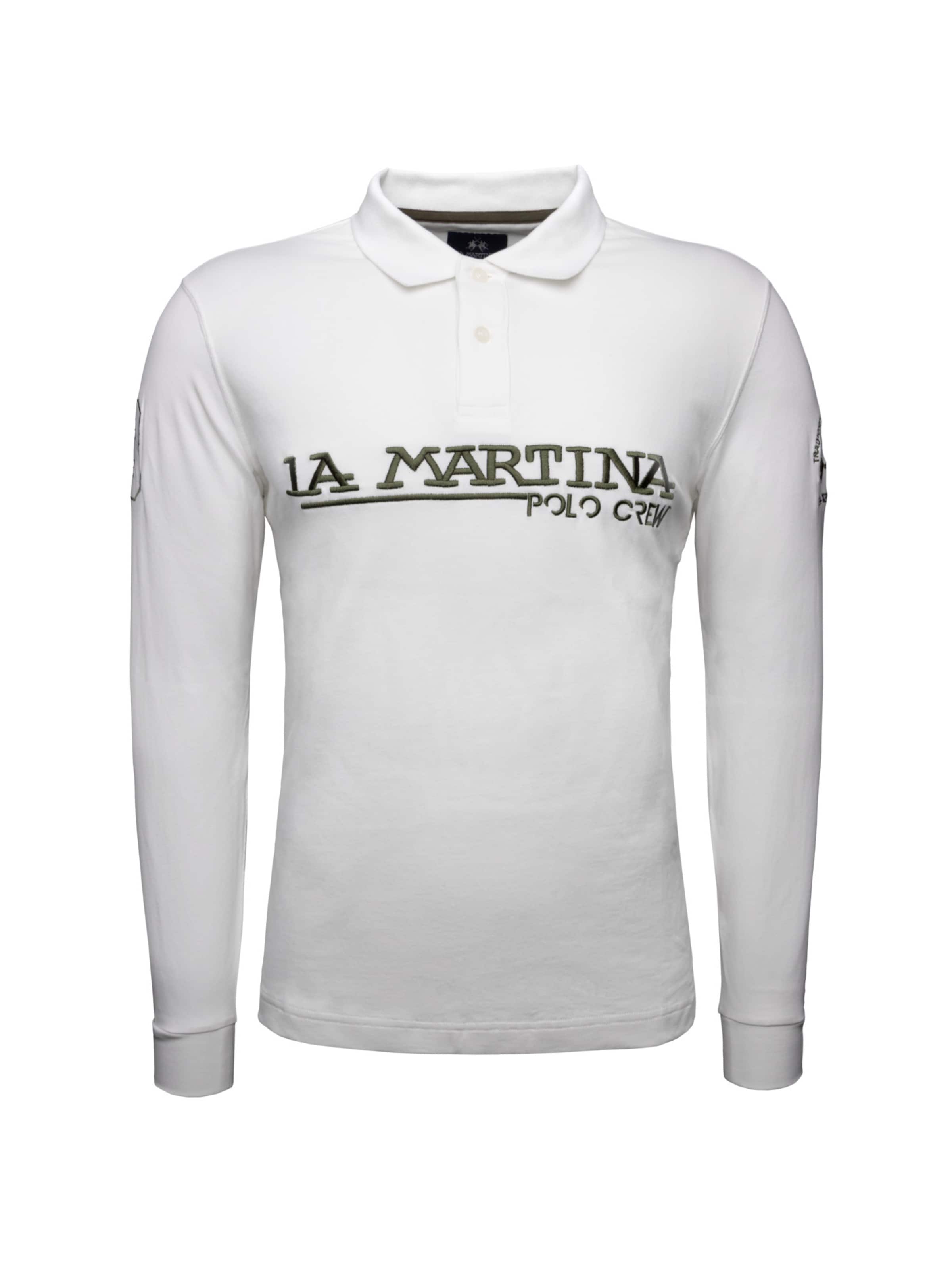 La Martina - Camisa ' XMP306 ' em branco: frente