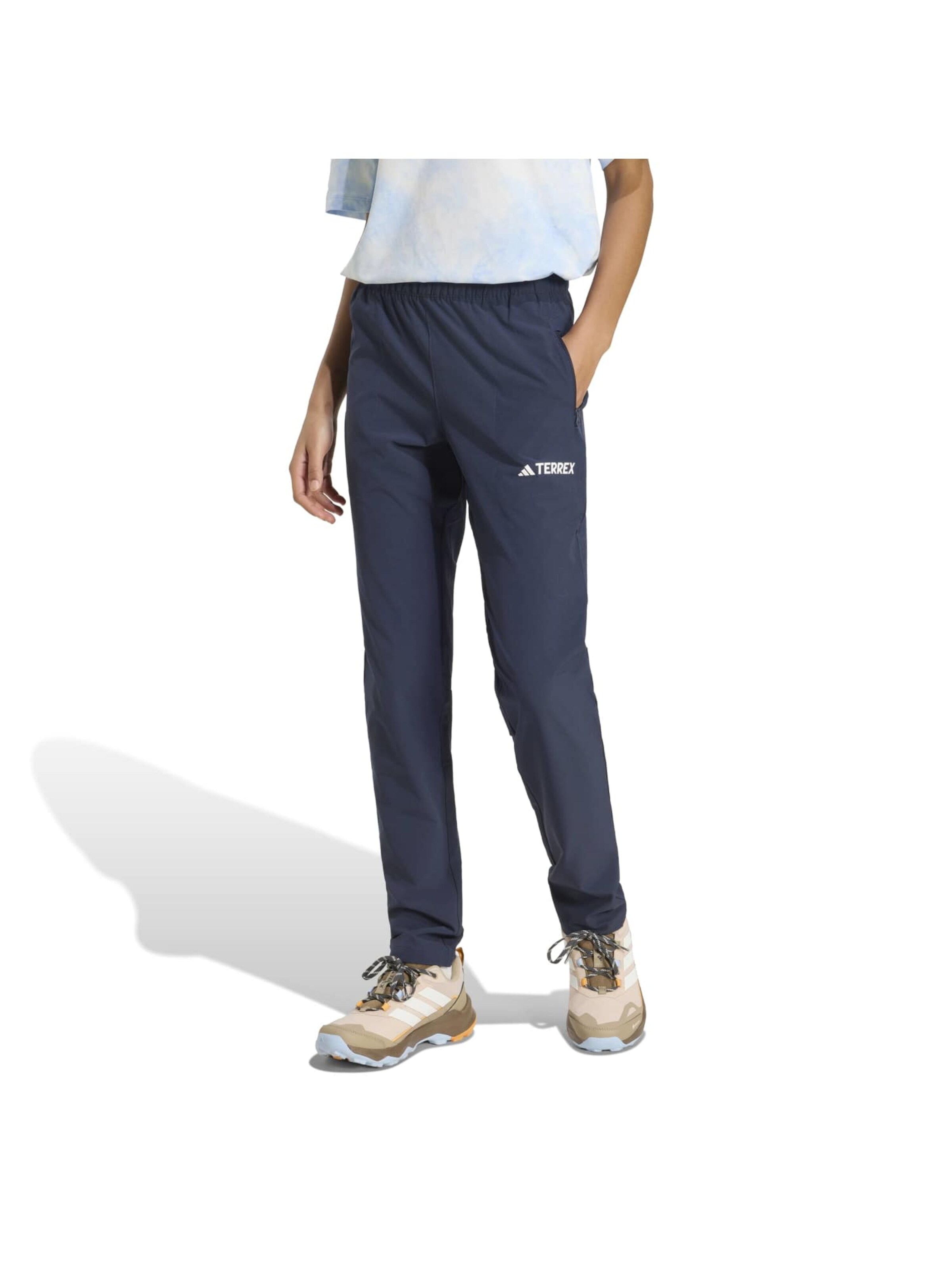 ADIDAS TERREX Slimfit Spodnie sportowe 'Essentials' w kolorze niebieski: przód