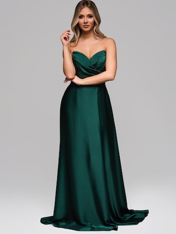 Ombre Abendkleid‌ in Grün