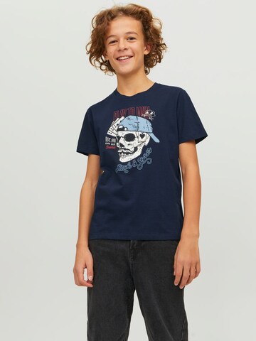 Jack & Jones Junior Shirt 'Roxbury' in Blauw: voorkant