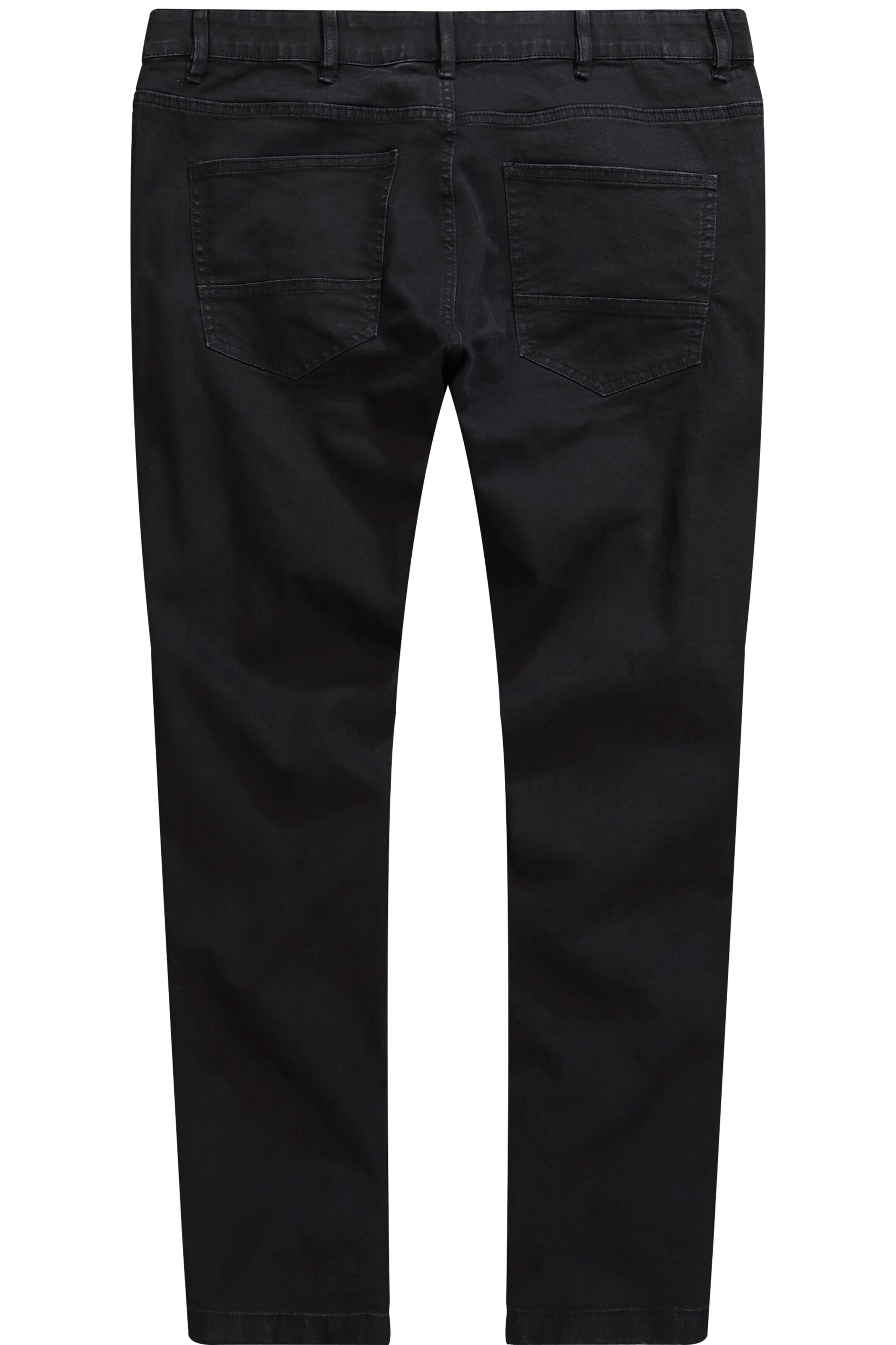 Men Plus Regular Jeans in Zwart