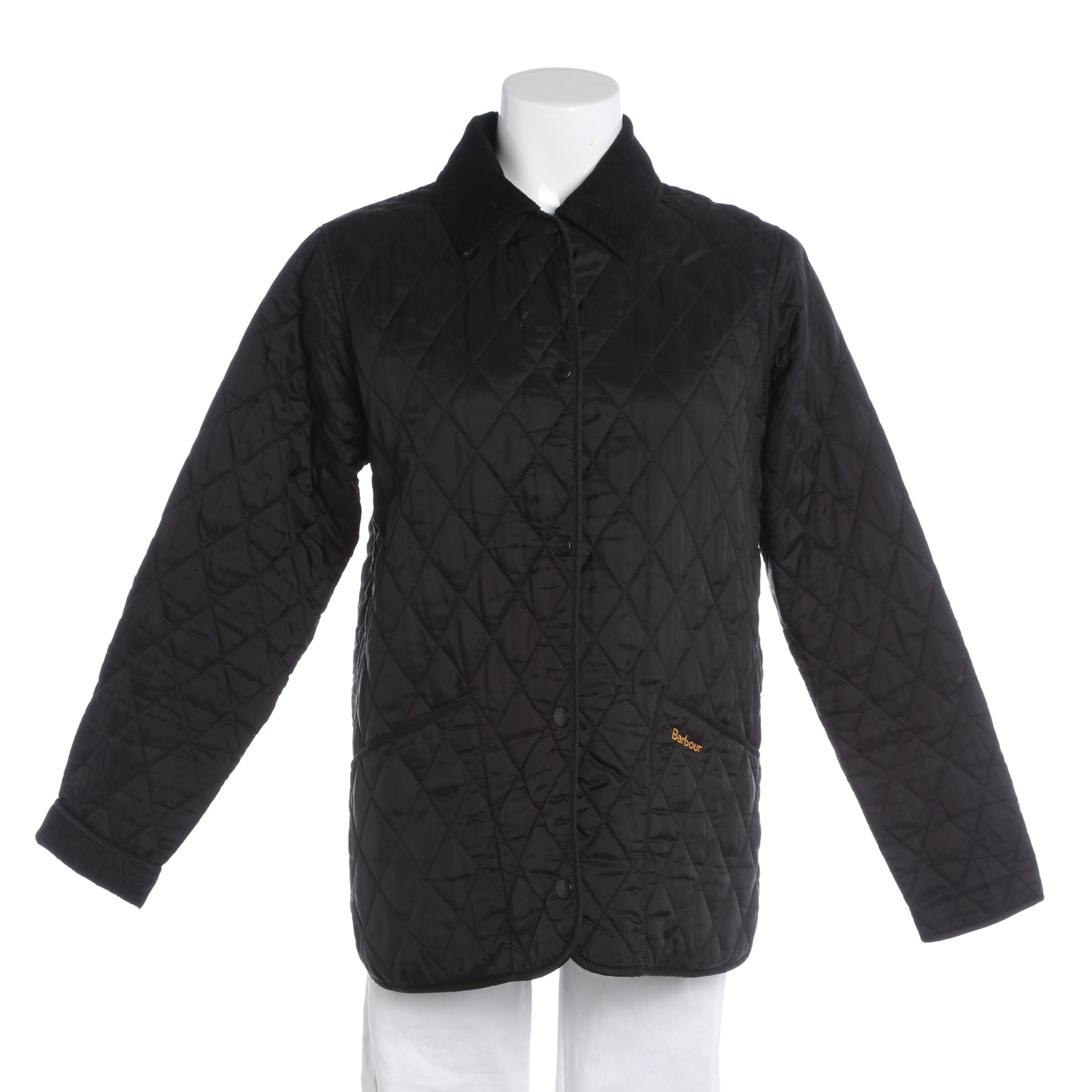 Barbour Übergangsjacke in M in schwarz, Produktansicht