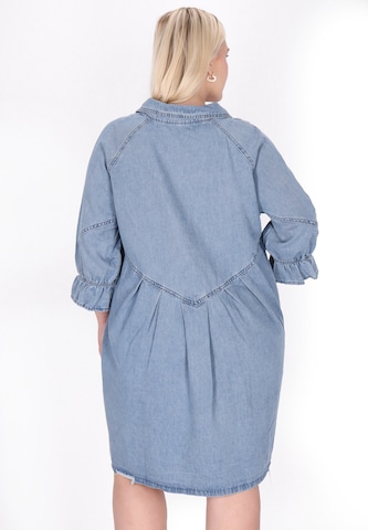 MYMO Blusenkleid in Blau