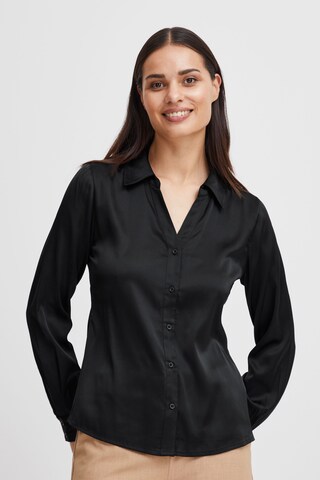 b.young Blouse 'Hence' in Zwart: voorkant