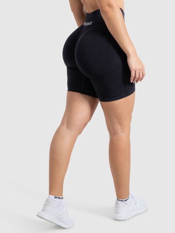 Smilodox Skinny Sporthose 'Vera Batik' in Schwarz