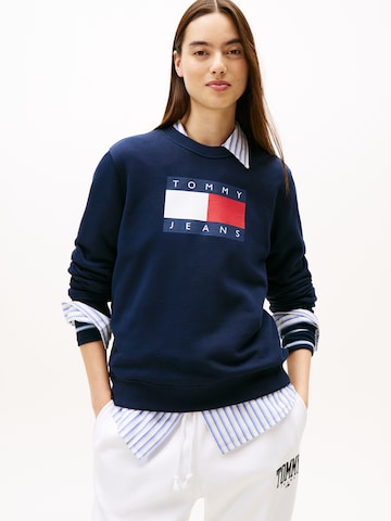 Tommy Jeans Sweatshirt in Blue: front