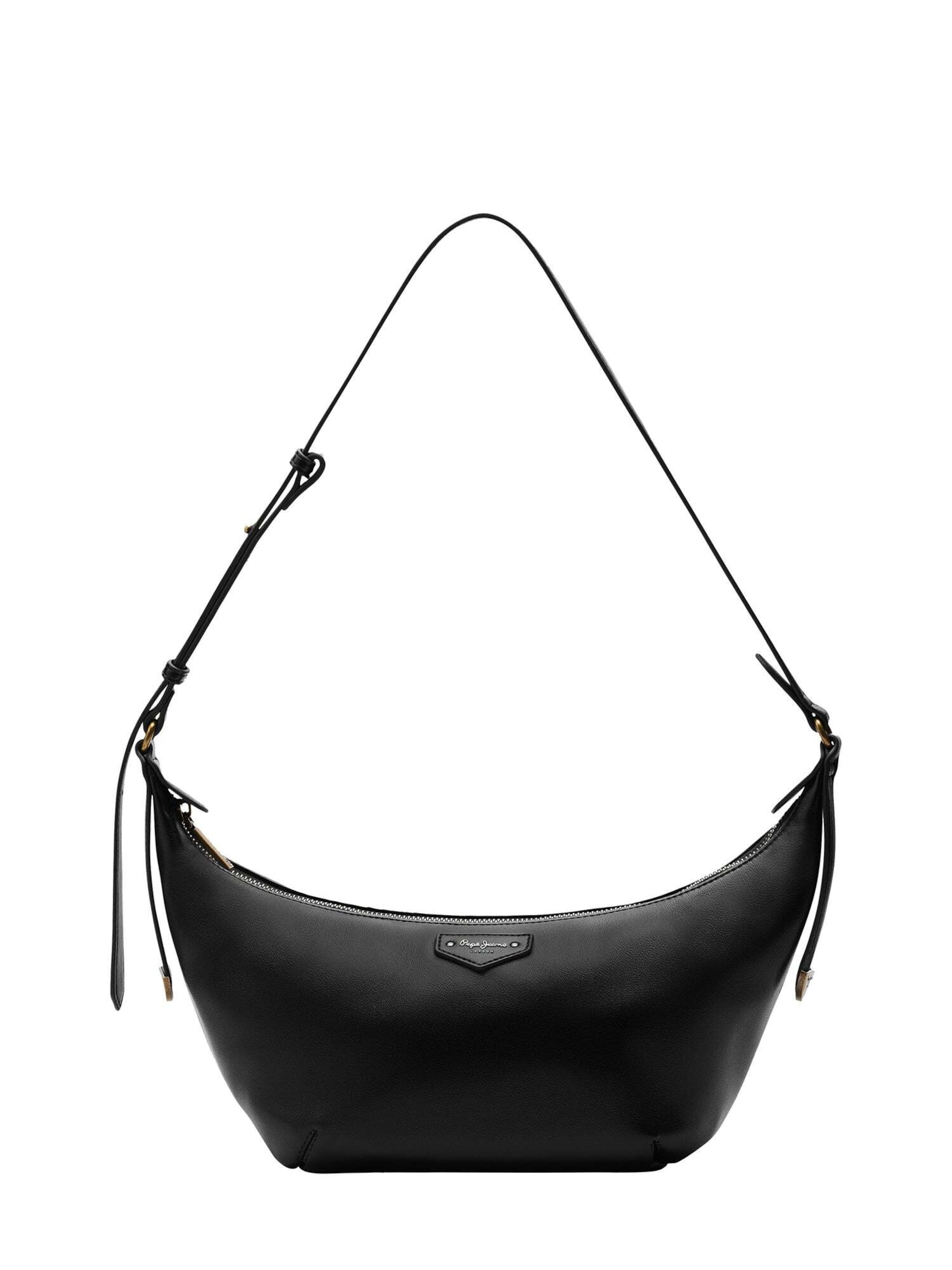 Borsa a spalla 'Ines' di Pepe Jeans in nero: frontale