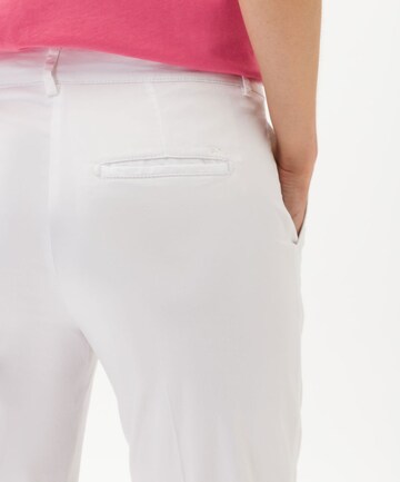 BRAX Regular Pleated Pants 'Maron' in White