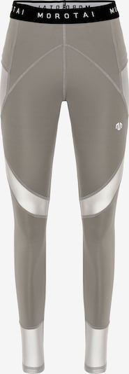 MOROTAI Workout Pants 'Naka' in Taupe / Black / Silver / White, Item view