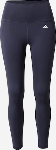 Pantalon de sport 'Optime Stash' ADIDAS PERFORMANCE en bleu : devant