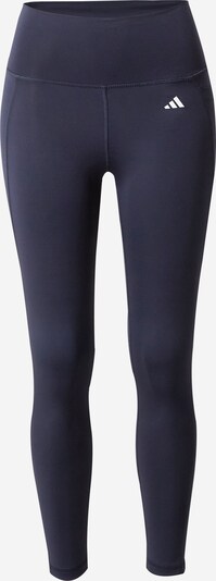 ADIDAS PERFORMANCE Workout Pants in Dark blue / White, Item view