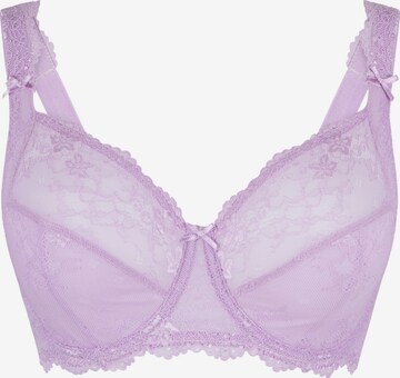 LingaDore T-shirt Bra in Purple: front