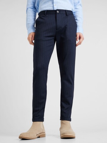 Regular Pantalon Lindbergh en bleu : devant