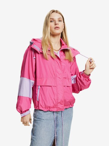 Veste mi-saison ESPRIT en rose : devant