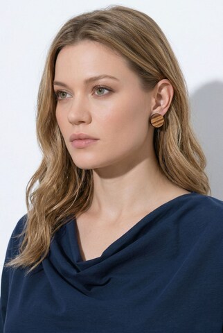 Ulla Popken Langarmshirt in Blau