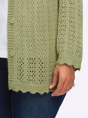 SHEEGO Pletena jopa | zelena barva
