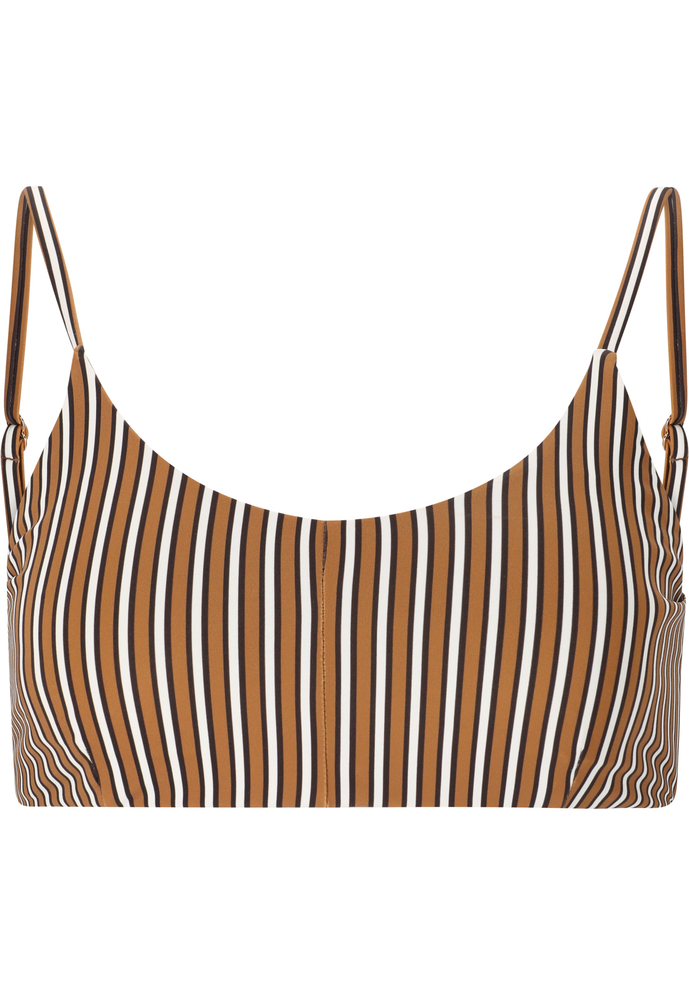 Athlecia Balconette Bikini top 'Cadina' in Brown: front