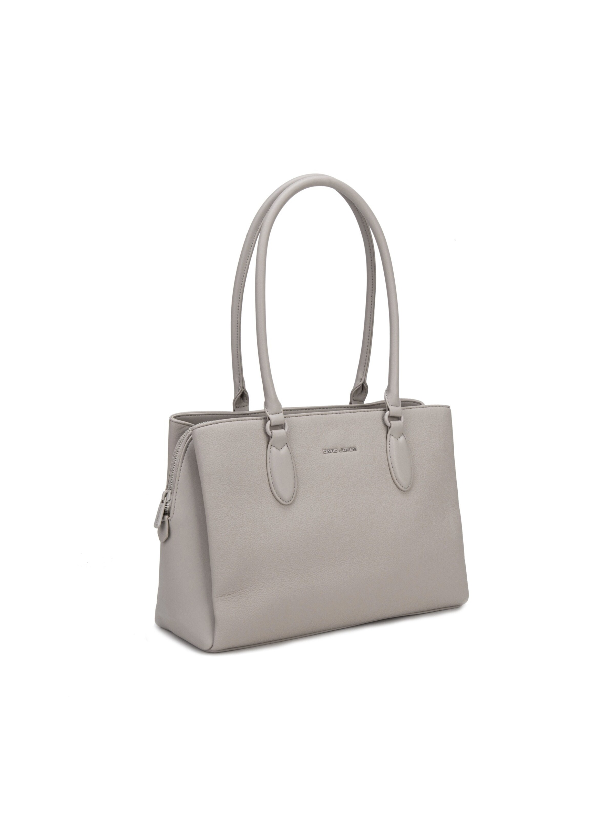 Borsa a spalla di David Jones in grigio: frontale