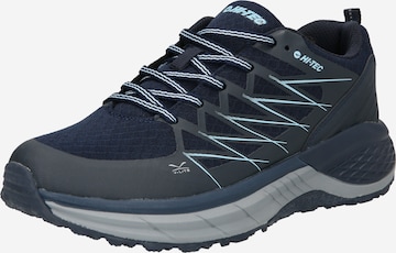 Scarpa bassa di HI-TEC in blu: frontale