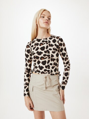 PIECES Shirt 'NALA' in Zwart: voorkant