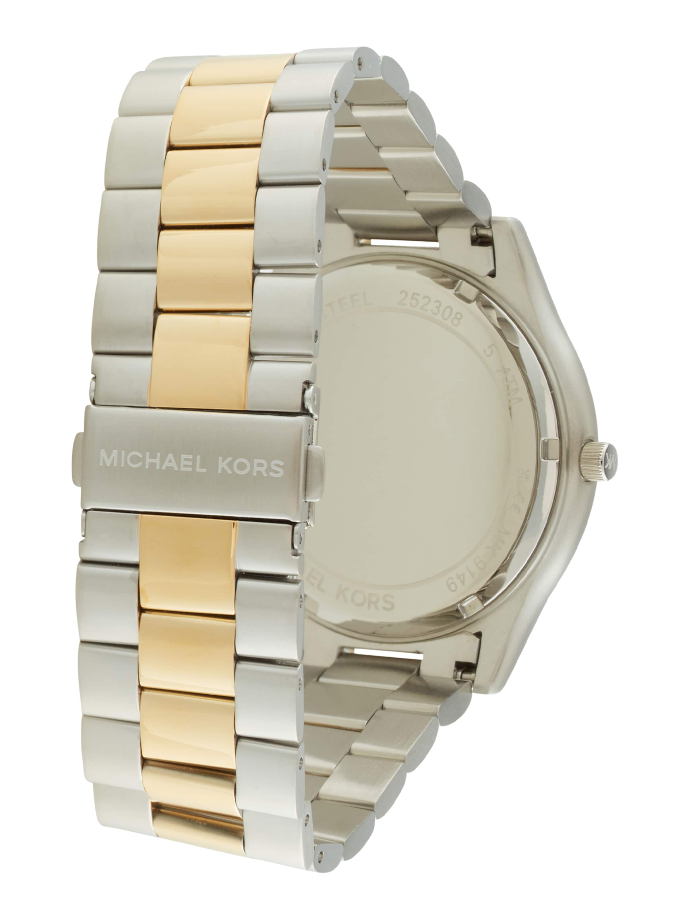 Montre à affichage analogique 'SLIM RUNWAY' Michael Kors en argent