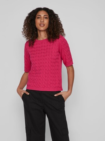 VILA Sweater in Pink: front