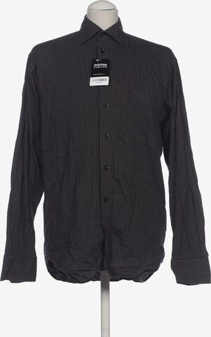 Commander Button Up Shirt in S in Black: front