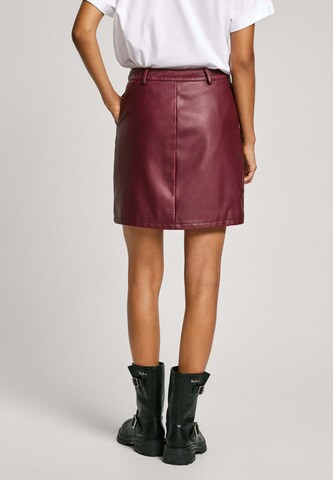 Gonna 'CHARLOTTE' di Pepe Jeans in rosso