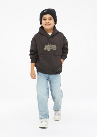 s.Oliver Sweatshirt in Bruin: voorkant