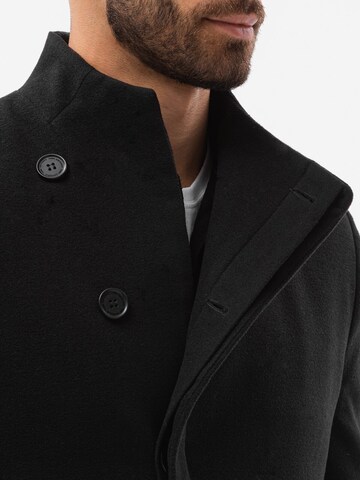 Ombre Between-Seasons Coat 'C501' in Black