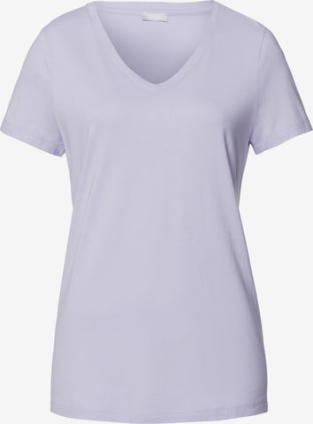 Hanro - Camisa 'Sleep & Lounge' em roxo: frente