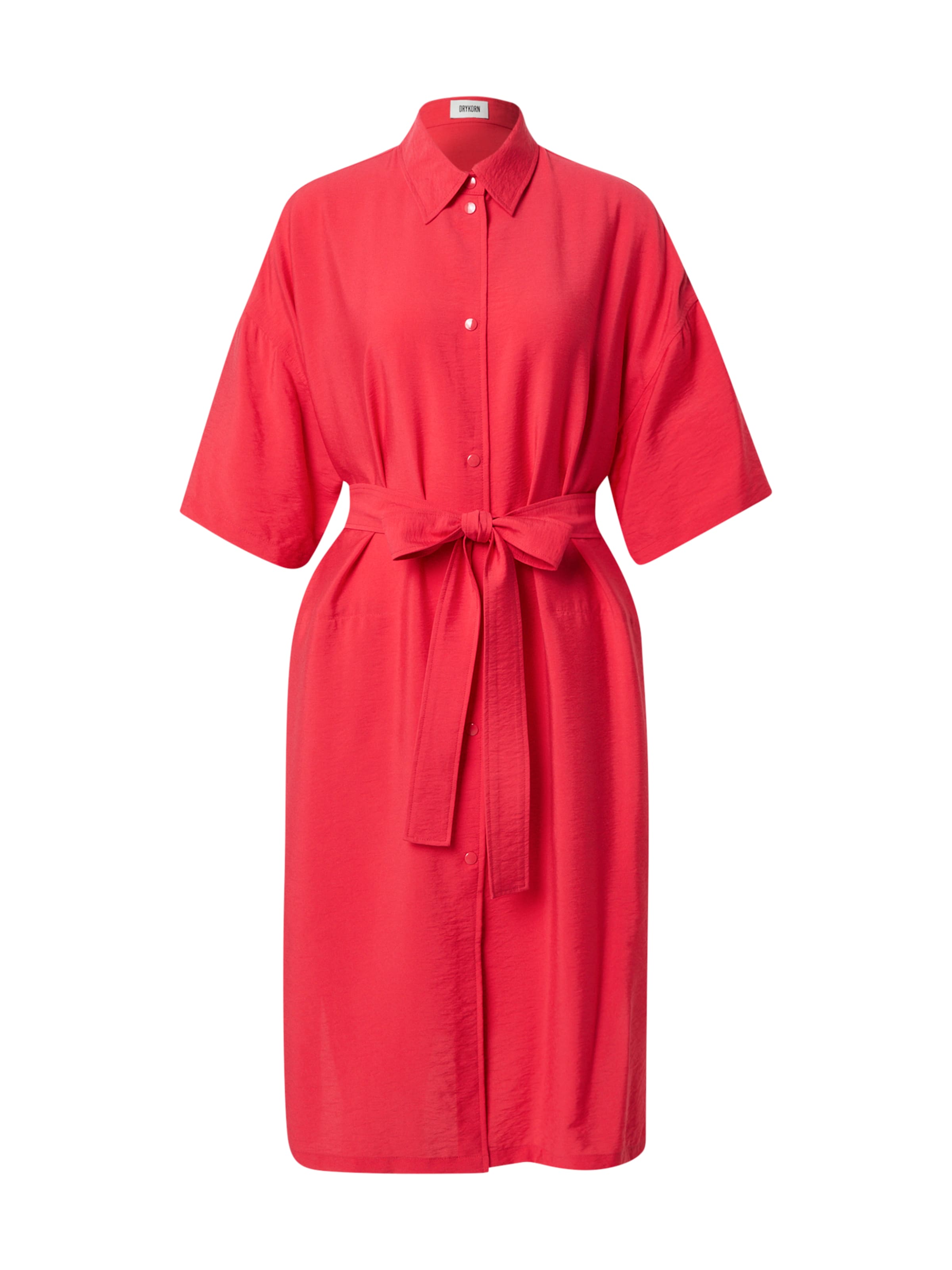 DRYKORN Μπλουζοφόρεμα 'RINI_2' σε κόκκινο: μπροστά
