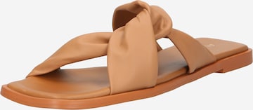 Alohas Mules in Beige: front